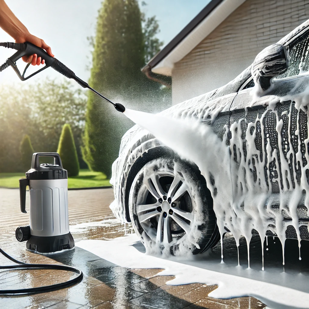 can I use car wash soap in pressure washer​